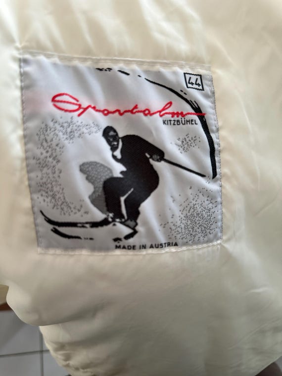 Sportalm Vintage Retro 1980s Satin Ski Jacket