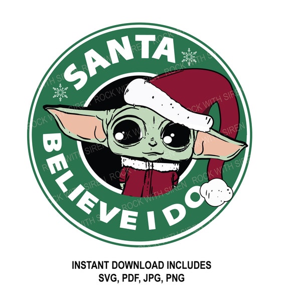 Download Baby Yoda Grogu Starbucks Christmas Svg File For Cricut Etsy