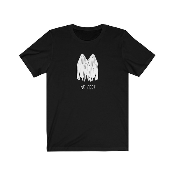 Beetlejuice - Fan Inspired Ghost - No Feet  - Polaroid- Front and Back - Beetlejuice Logo/Sign on back - Jersey Short Sleeve Shirt