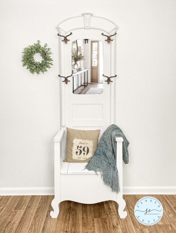Antique Hall Tree Etsy