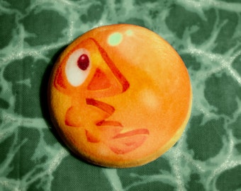 Salmon Run Egg || Minky Button or Magnet