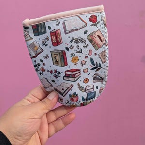 Bookish Iced Coffee Sleeve Cozie - Medium