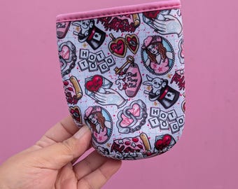 Hot To Go Iced Coffee Sleeve Cozie - Medium