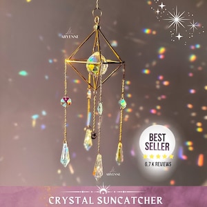 Prism Suncatcher, Charming Decor, Crystal Sun Catcher, Apartment  Decor, Handmade Gift, Christmas Gift for Mom, Light Catcher, Charming Gift