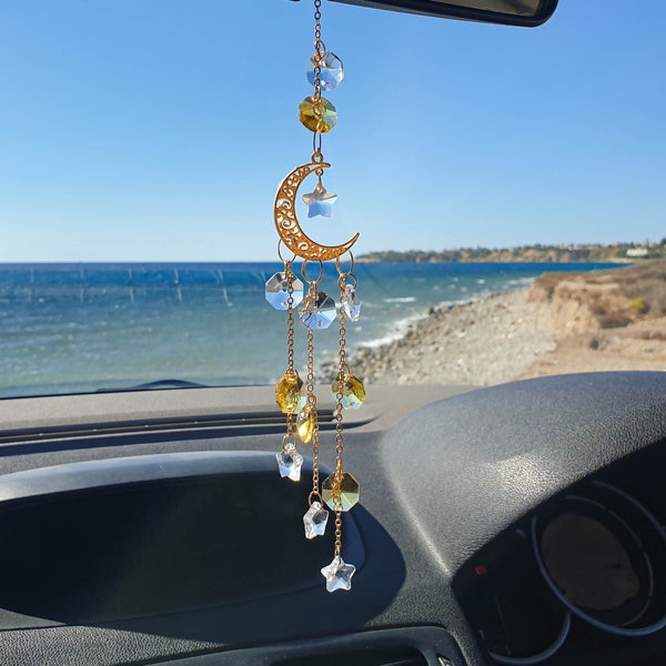 Crystal Car Charm Etsy