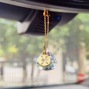 Car Sun Catcher, Car Mirror Hanging Accessories, Car Accessories for Women, Zodiac Sign Car Decor, Cute Car Accessories, Gift for Her image 2