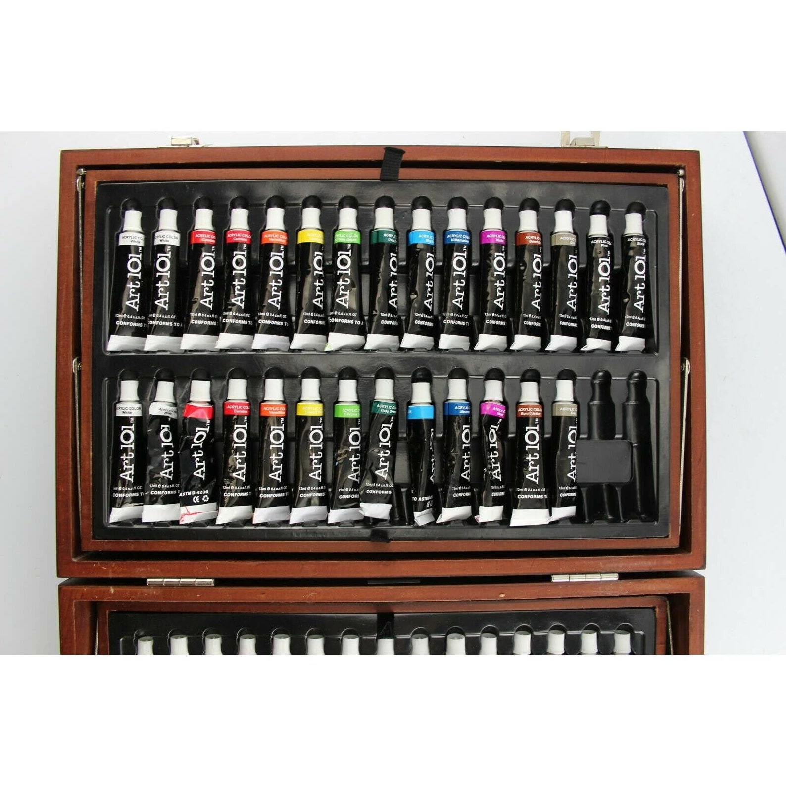 Art 101 Paint Kit 30 Watercolor Paints 28 Acrylic Paints Etsy