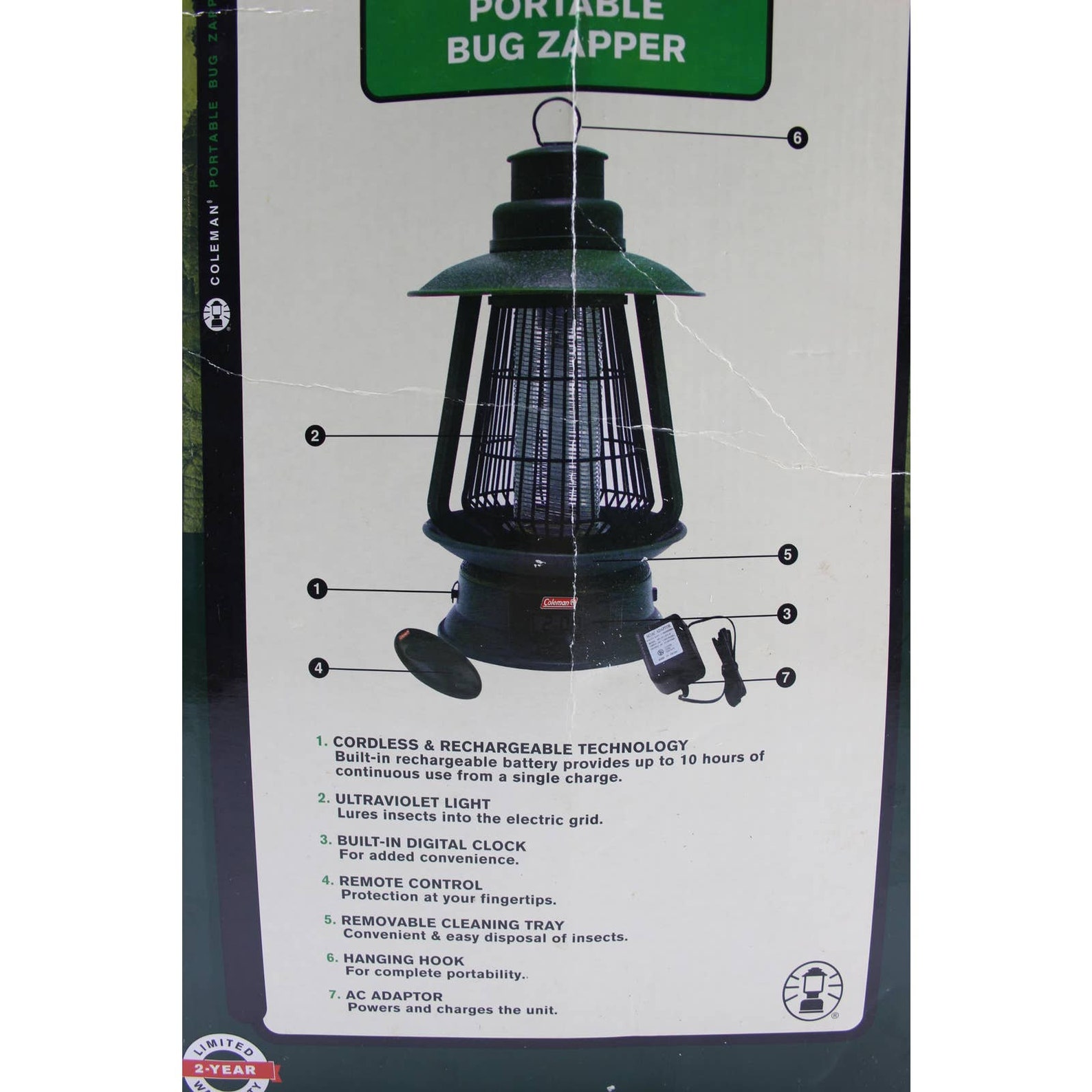 Coleman Cordless Rechargeable Portable Bug Zapper with Built Etsy