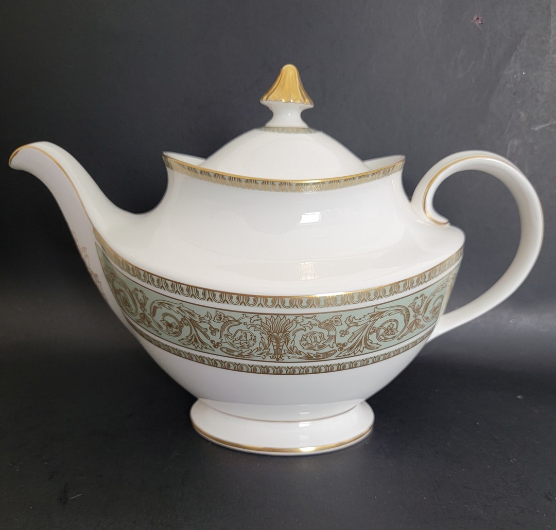 Royal Doulton English Renaissance Footed Teapot and Lid W/gold Etsy