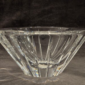 Orrefors Sweden Marin Cut Crystal Bowl