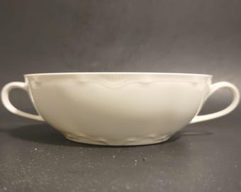 Gelb Hutschenreuther Racine Handled Soup Bowls - set of 3 Bavaria Germany