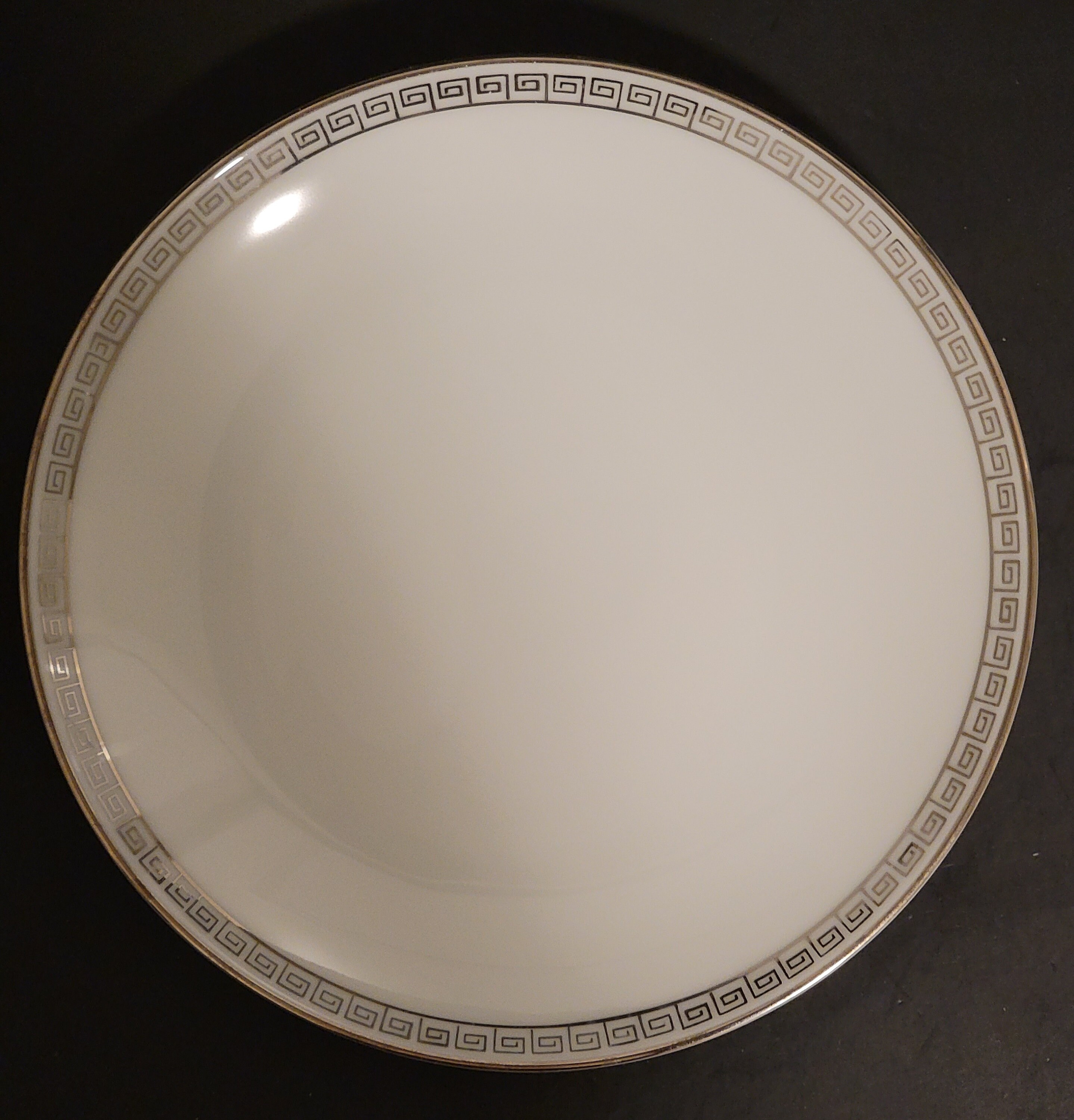 berry様 Set of 4 Noritake Silver Key China Bread Plates With Silver Rim