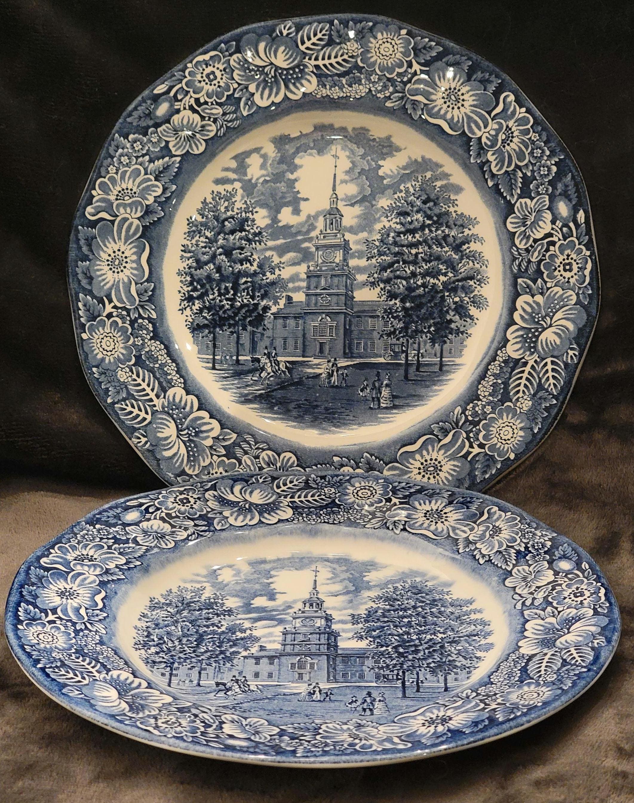 Liberty Blue Plates - Etsy