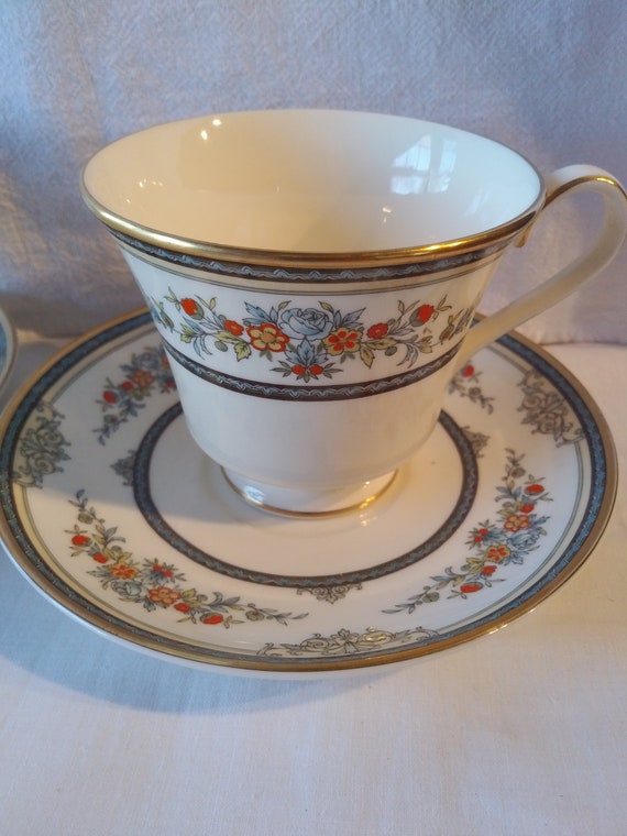 Set of 2 Minton Stanwood Cup & Saucer Sets Etsy