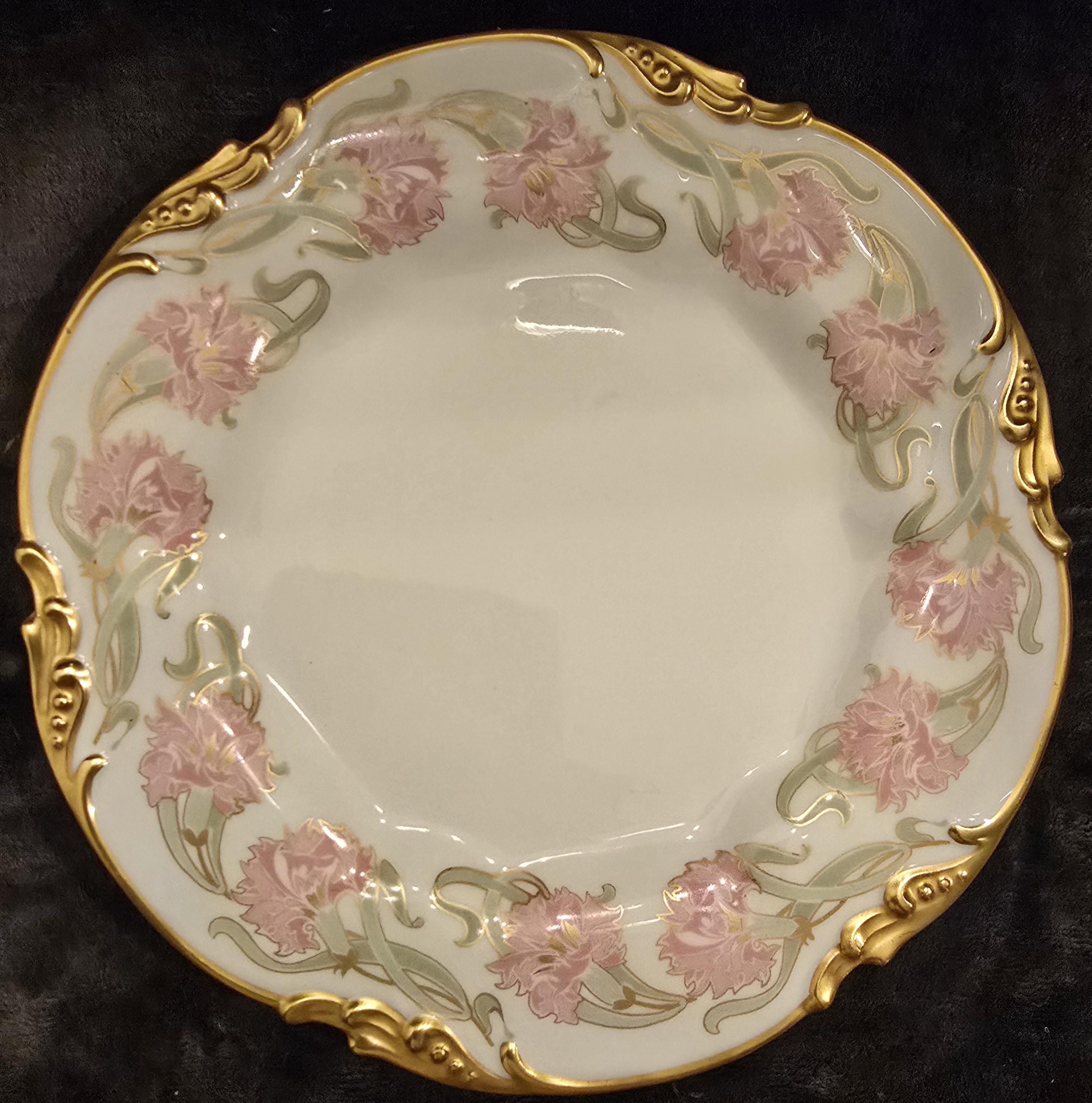 MEISSEN - ☆御専用　J.Pouyat プーヤ　リモージュ／金彩 手描きプレート ２枚 J. Pouyat Limoges - Etsy