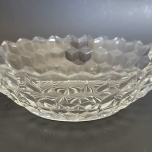 Fostoria American Clear Oval Bowl
