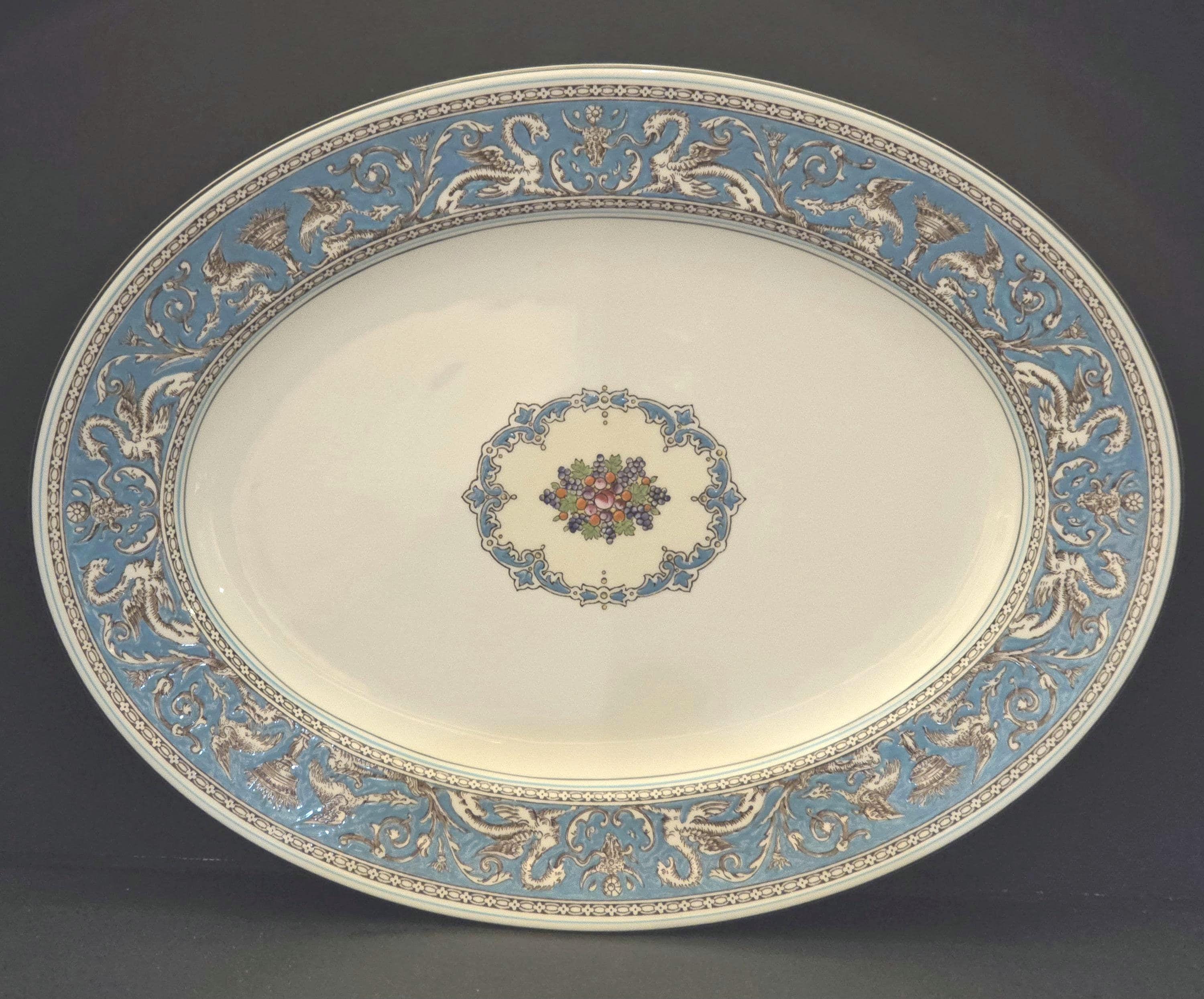 Wedgewood Turquoise Florentine - Etsy