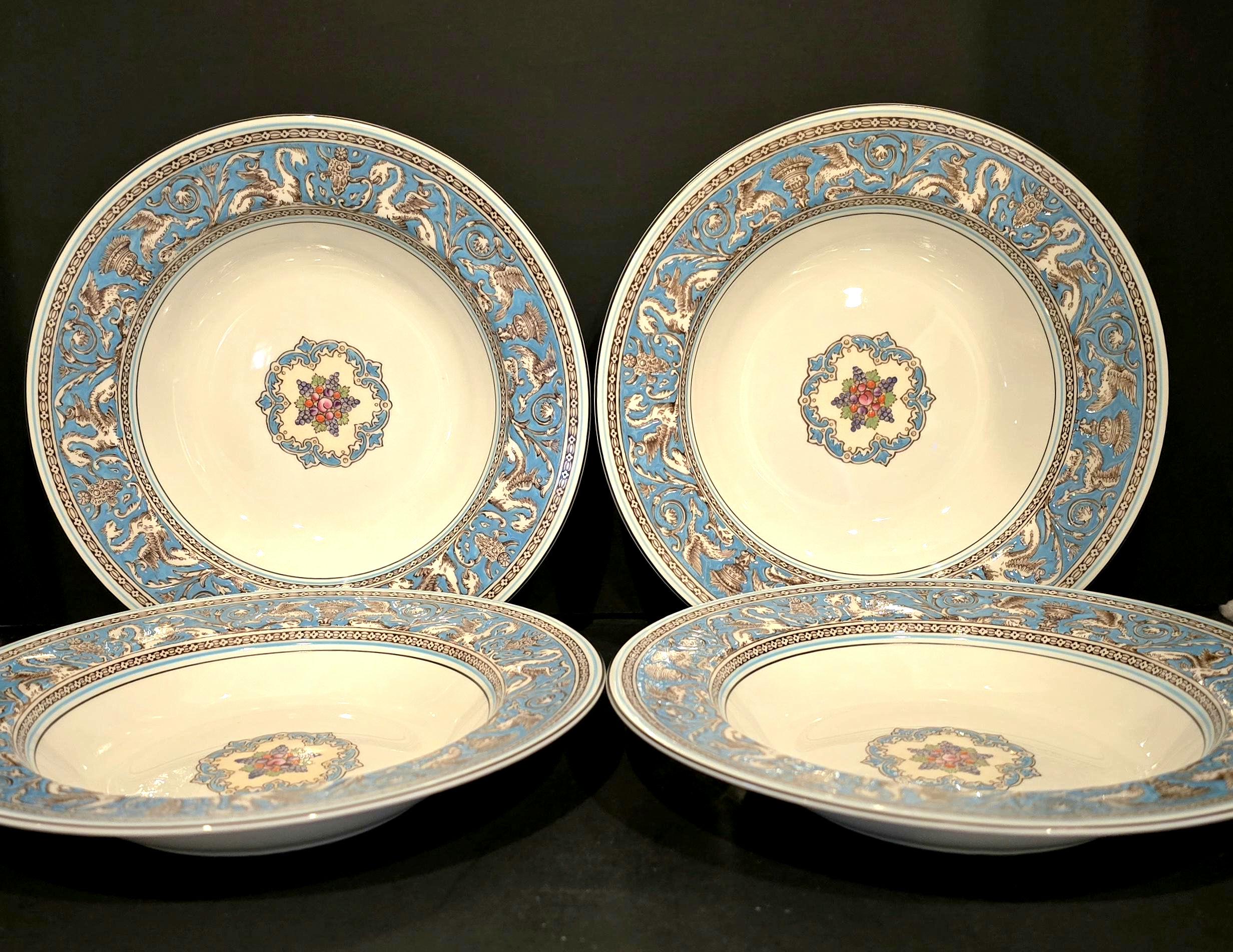 Wedgewood Turquoise Florentine - Etsy