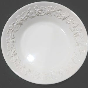 Wedgwood white embossed grape fruit bowl set of 2
