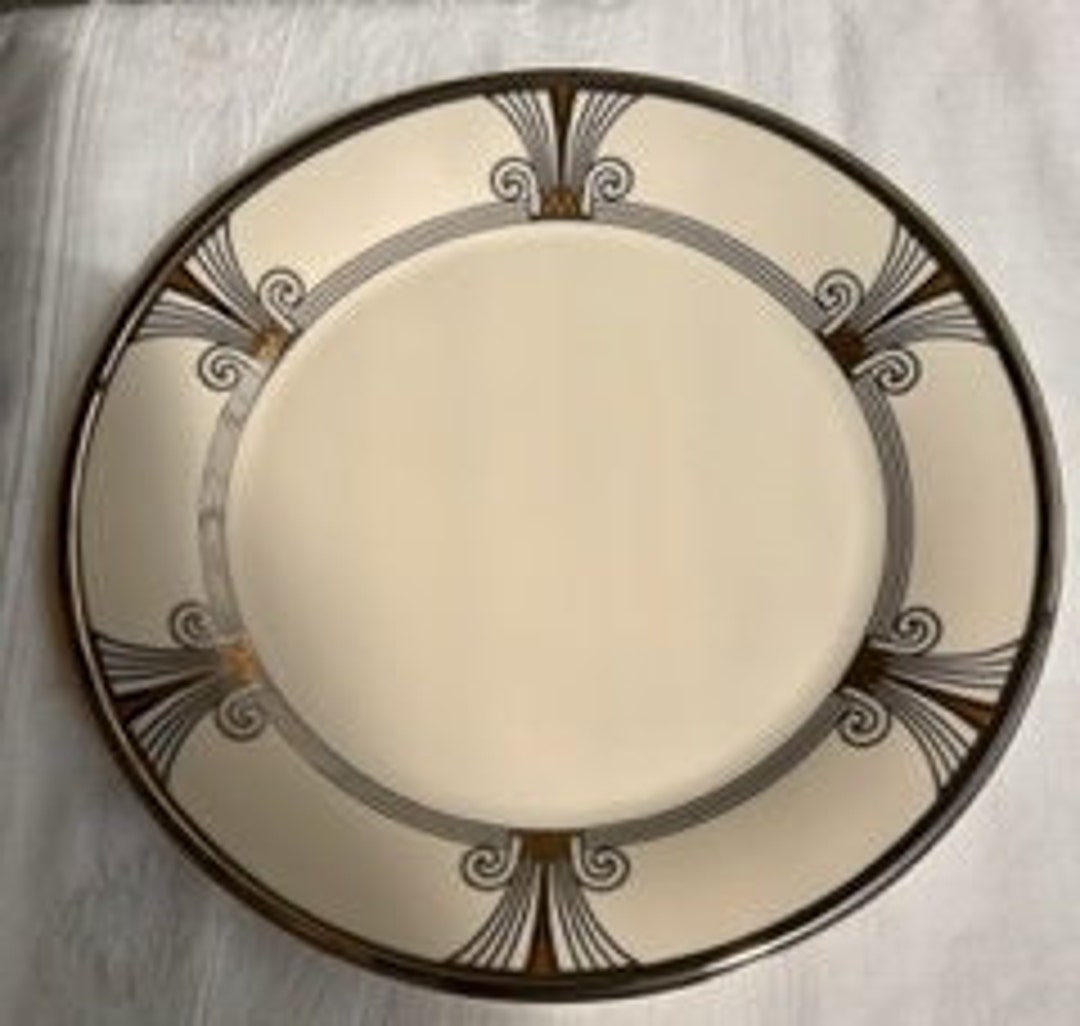Lenox Dimension Collection Solitaire Deco Large Serving Plate Etsy