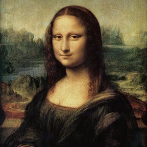 Framed Poster of Mona Lisa by Leonardo da Vinci - Iconic Portrait Art