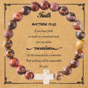 Faith Cross Bracelet - Christian Jewelry Gift for Men & Women
