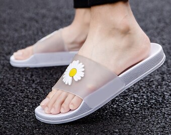 floral slippers