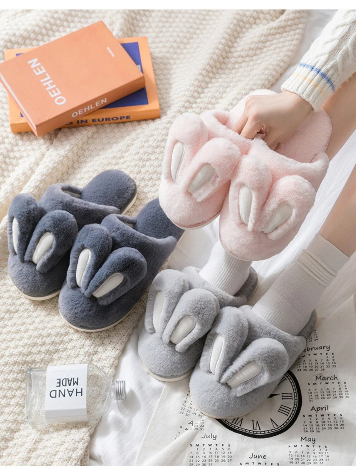 Women's Soft Bed Flip Flops Women's Soft Plush Home | Etsy