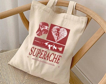 Conan Gray Superache Canvas Tote Bag - Checkmate Album - Kid Krow Merch - Gift for he