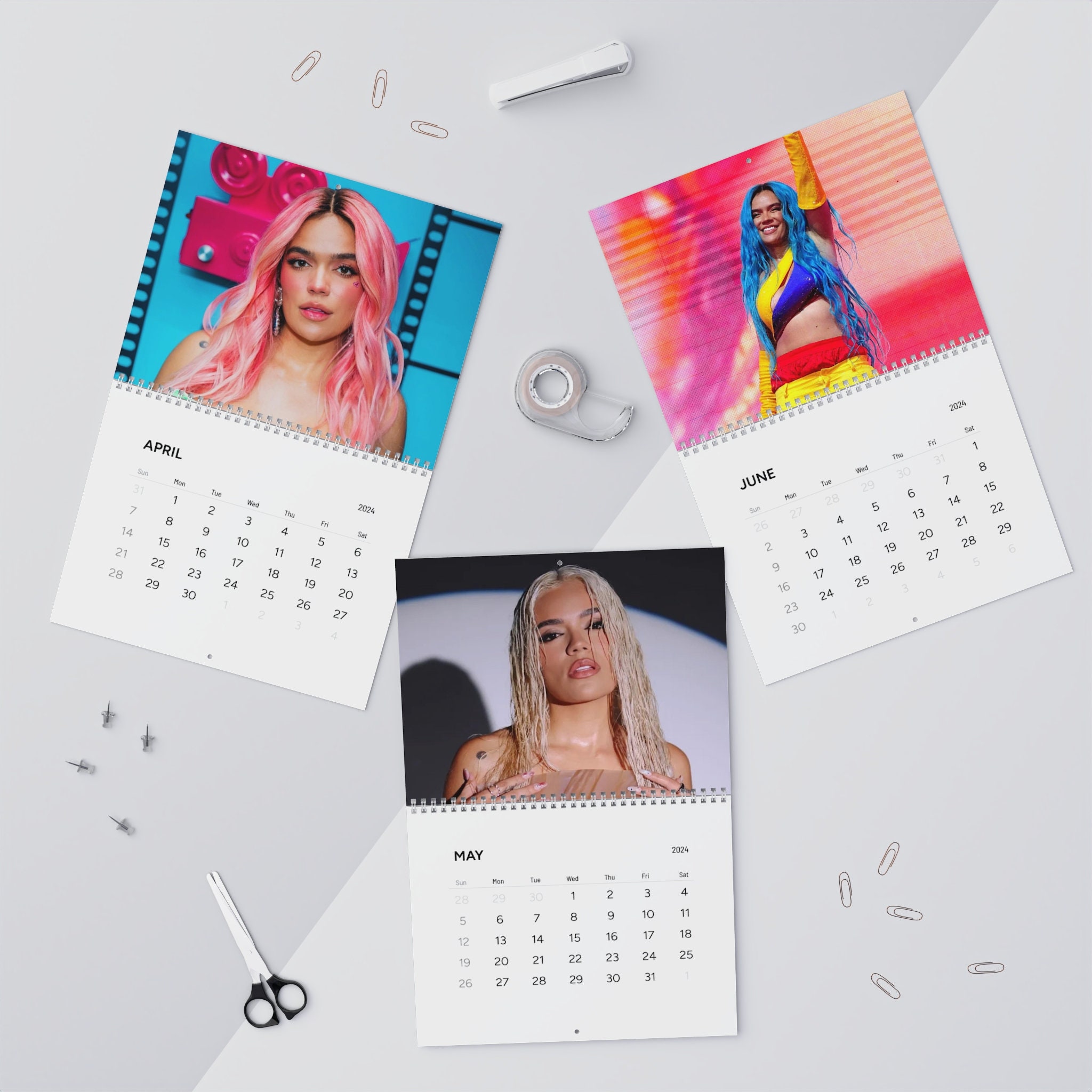 Karol G Calendar 2024, Karol G 2024 Celebrity Wall Calendar sold by