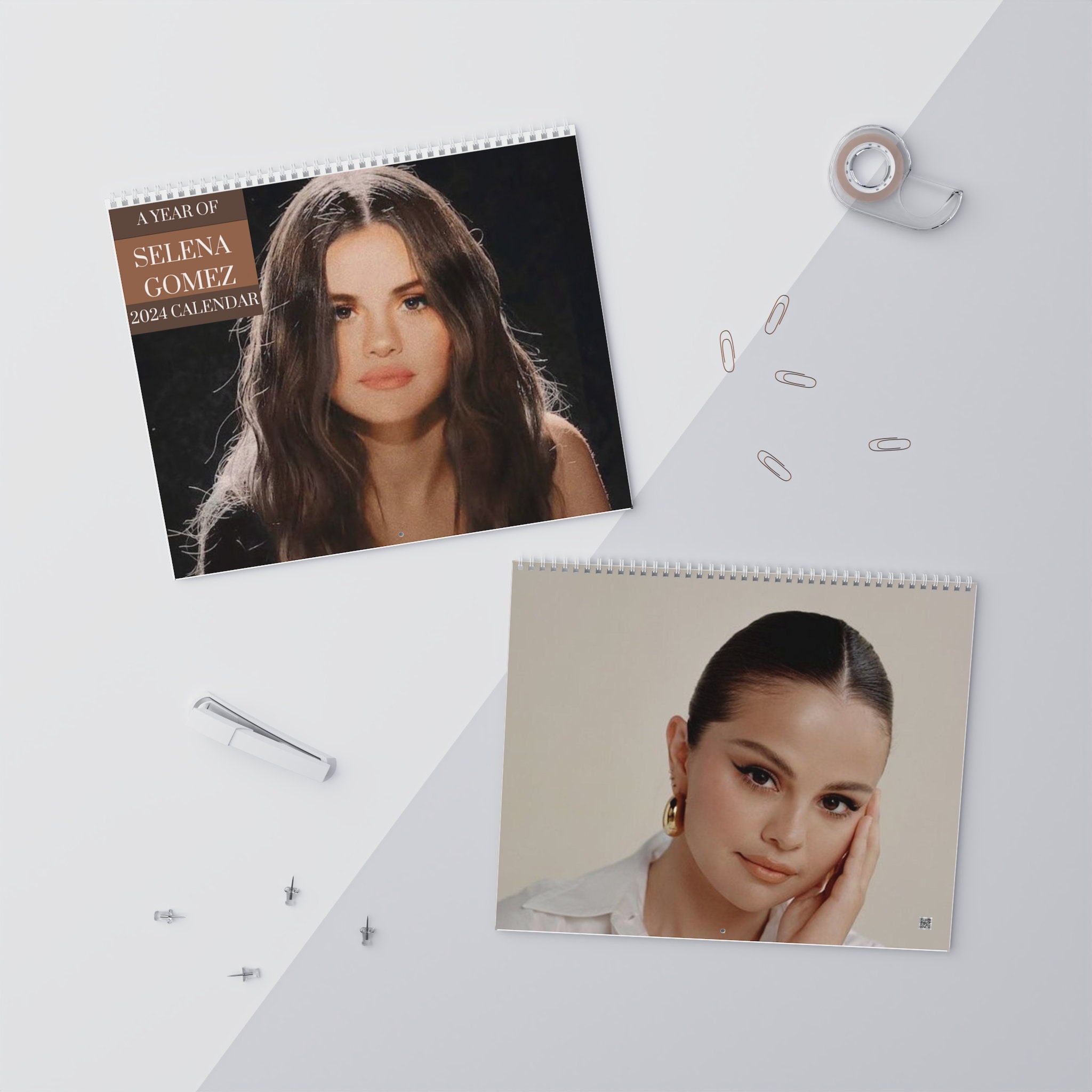 Selena Gomez Calendar 2024, Best Gift For Selena Gomez Fan sold by