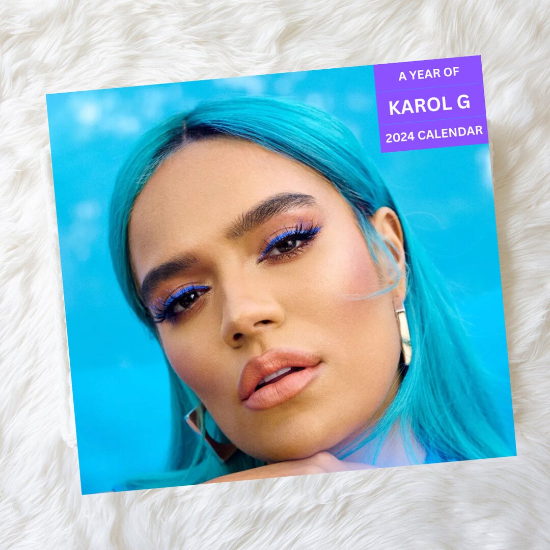 Karol G Calendar 2024 Karol G 2024 Celebrity Wall Calendar Etsy UK