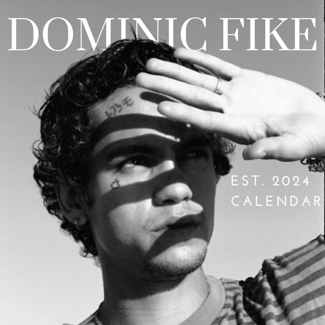 Dominic Fike Calendar 2024, Celebrity Calendar, Best Gift for Dominic