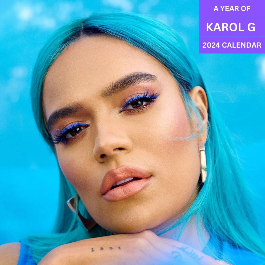 Karol G Calendar 2024, Karol G 2024 Celebrity Wall Calendar sold by