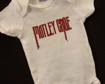 motley crue baby onesie