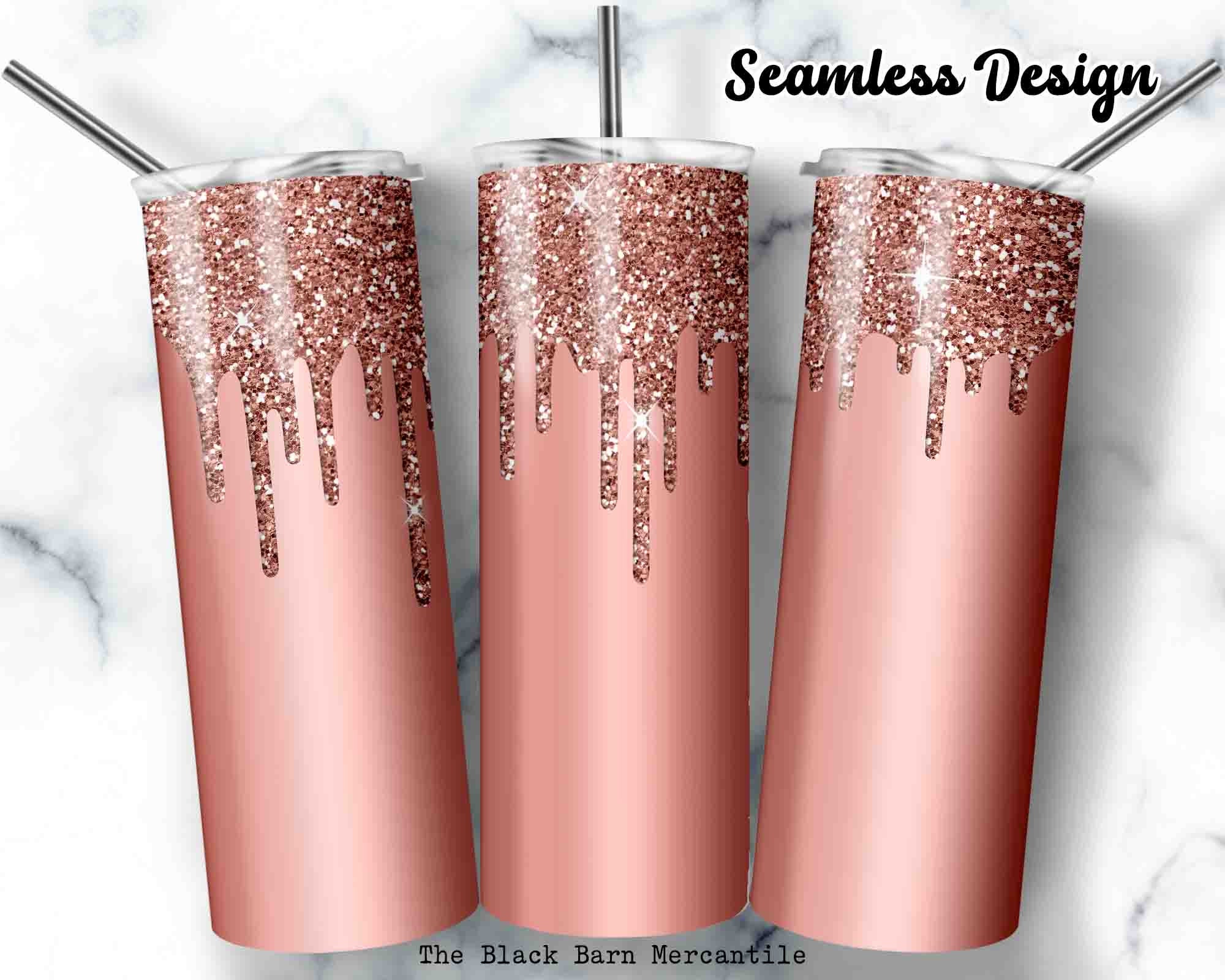 Pink and Rose Gold Glitter Tumbler 20 Oz, Milkyway Epoxy Resin Mug, Custom  Rose Gold Wedding Cup, Birthday Gift for Her, Bridal Party Gift 
