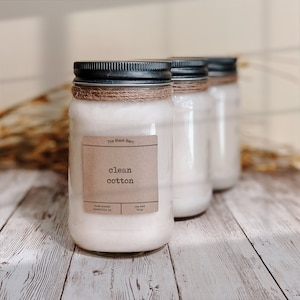 Hand-Poured Soy Mason Jar Candle: Spring/Summer Scents, 8oz/16oz image 4