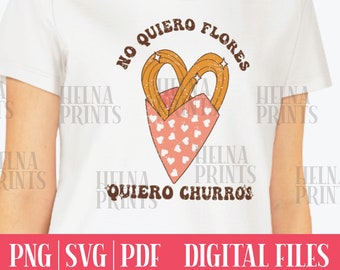 Quiero Churros SVG PNG PDF Mexican svg churro png, Latina svg, chicana style Mexican design, Street food art, Churro Illustration