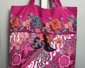 Batik Foldable Bag - Foldaway Shopper