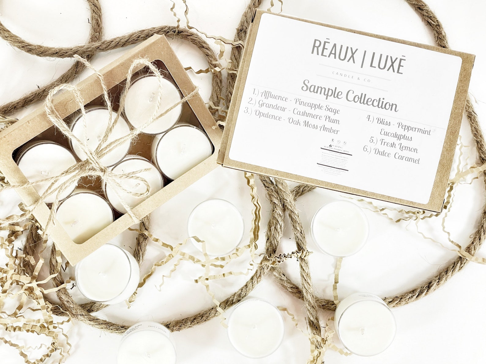 6 Pack Tea Light Sample Collection Soy Tea Lights Tea Lights . Variety