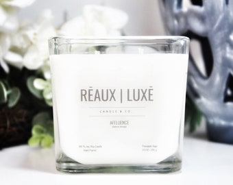 AFFLUENCE • Soy Wax Candle • Pineapple Sage •  Elegant Fragrance • Luxury Candle • Tropical Blend • 9.5 oz.