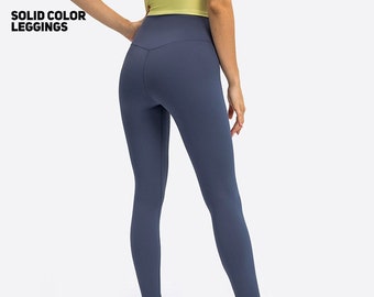Glaze Blue Yoga Pants High Waist Women Workout Fitness Clothing Gym Wear, Yoga Wear, Activewear for women