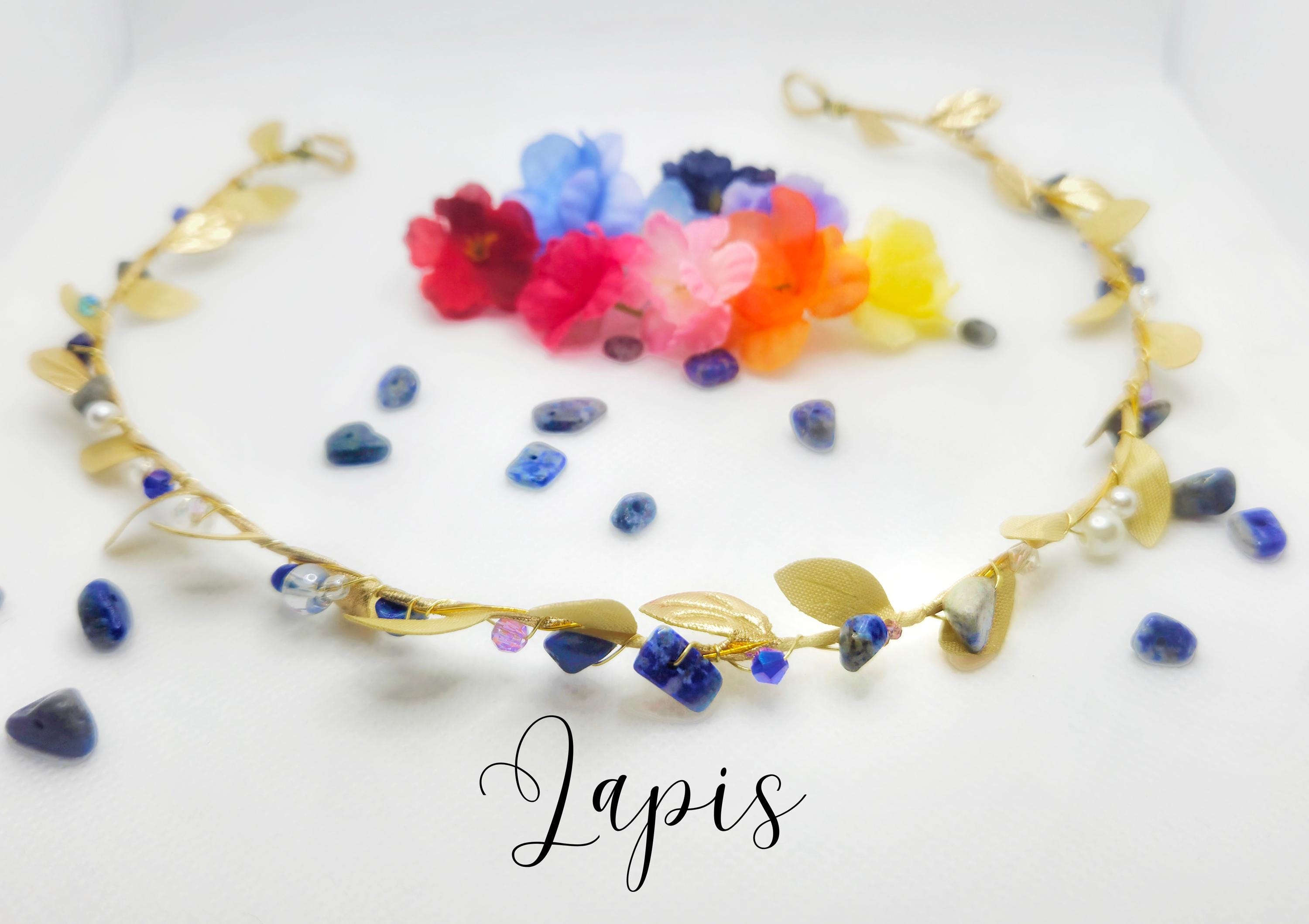 ?SPECTACULAR HANDMADE CRYSTAL STONE HEADBAND Natural Crystal Stone Headband - Etsy main image 2