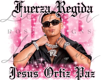 Fuerza Regida JOP Jesus Ortiz Paz | Sublimation File | Instant Download | DTF File | Graphic tee design