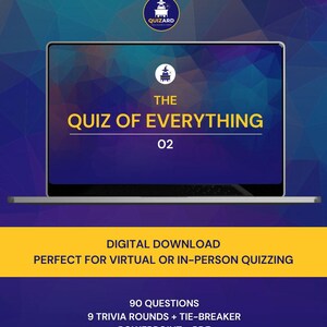 Allgemeinwissen Trivia Quiz von Alles | Virtuelles Partyspiel (PowerPoint & PDF)