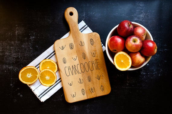 Charcoochie : Funny, inappropriate charcuterie, cheese board. Funny gift, Gag gift