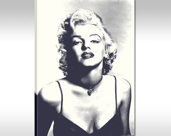 Leinwandbild Canvas Print Wandbild Schauspielerin Marilyn Monroe Hollywood Star
