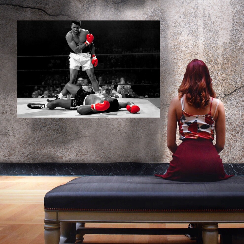 Murals By Danny Bench - ALI v LISTON - BOXING GYM WALL MURAL