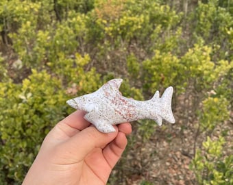 オーシャンジャスパー ハンマーヘッド シャーク クリスタル