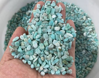 200g天然アマゾナイト水晶チップ：宝石バイアルフィラー - Etsy 日本